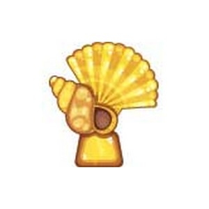 Golden Shells Statue